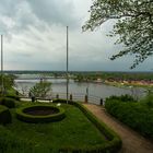 Aufziehendes Unwetter in Lauenburg/Elbe