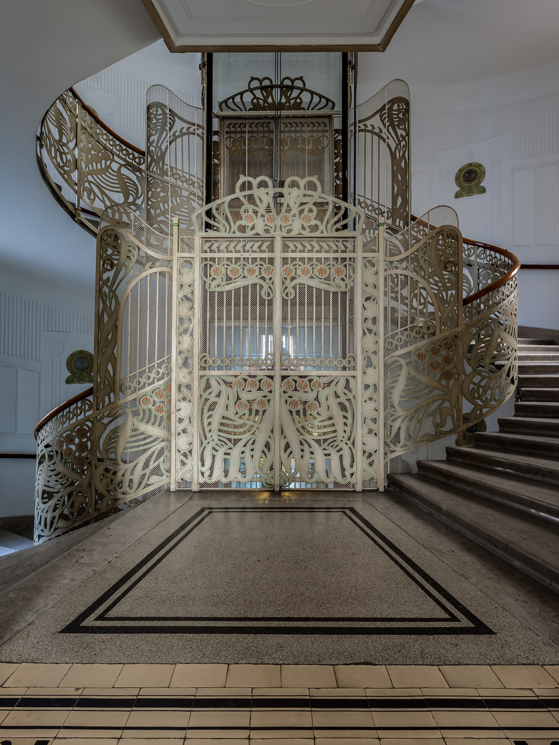 Aufzug Foto Bild Architektur Details Jugendstil Bilder Auf Fotocommunity