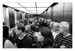 Aufzug im Berliner Reichstag