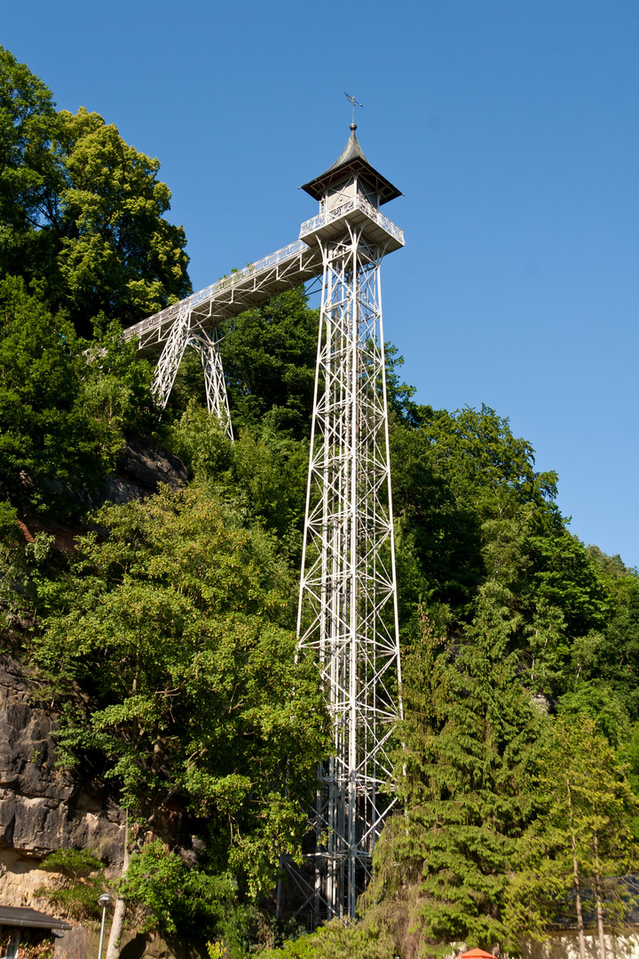 Aufzug in Bad Schandau