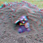 ,,Aug' in Aug' mit dem ,Feind'!'' in 3D (Rot/Cyan)