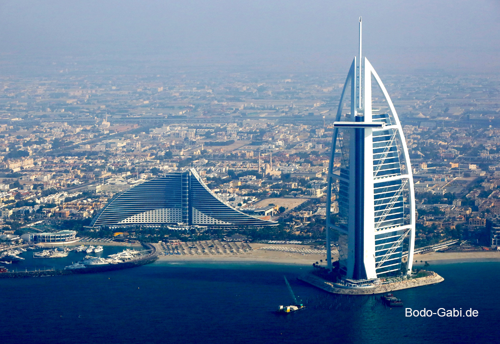 Auge in Auge mit dem Burj al Arab 