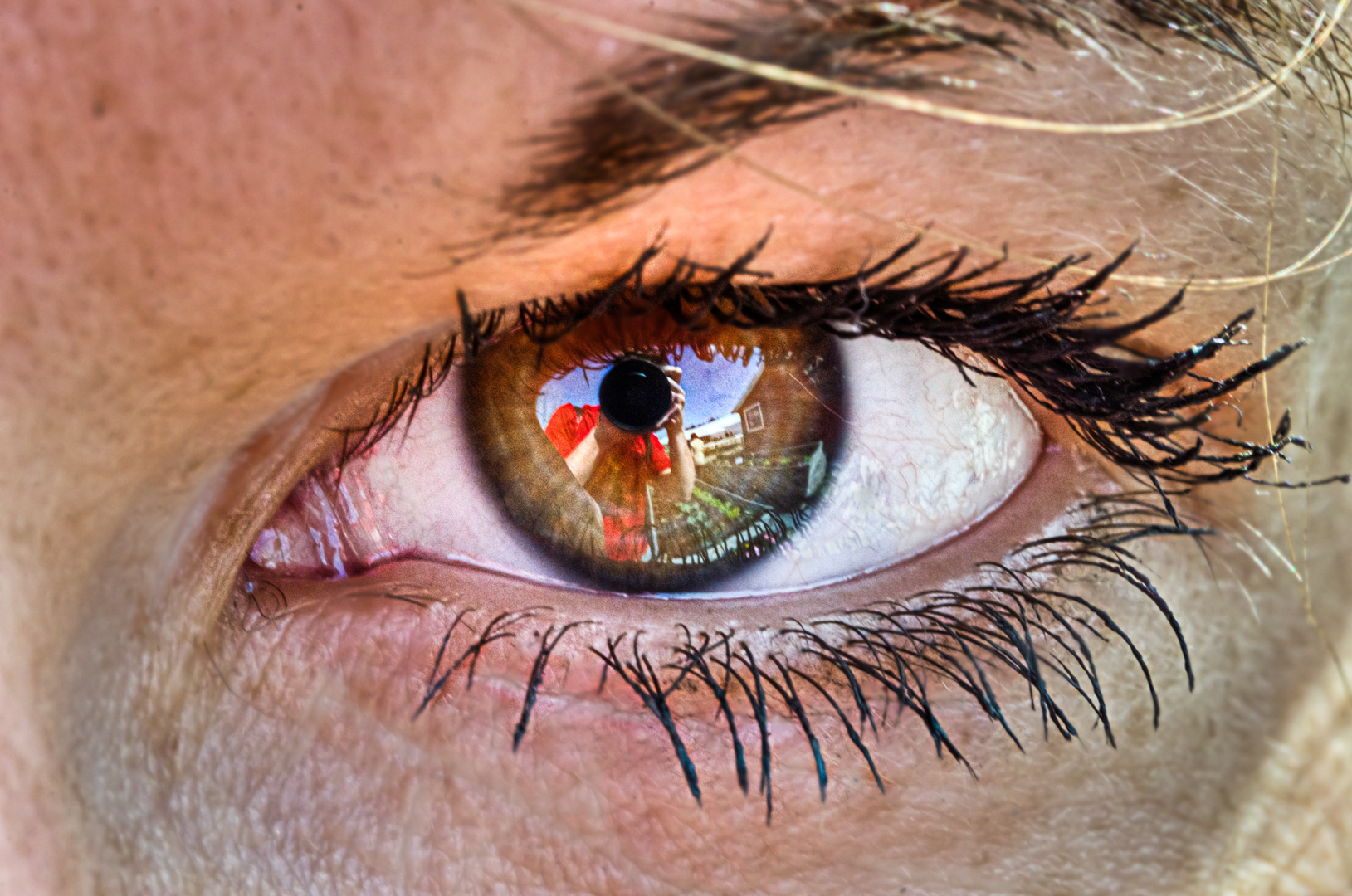 Auge Makro HDR Foto & Bild fotos von teilen des gesichts, körperdetails, augen Bilder auf
