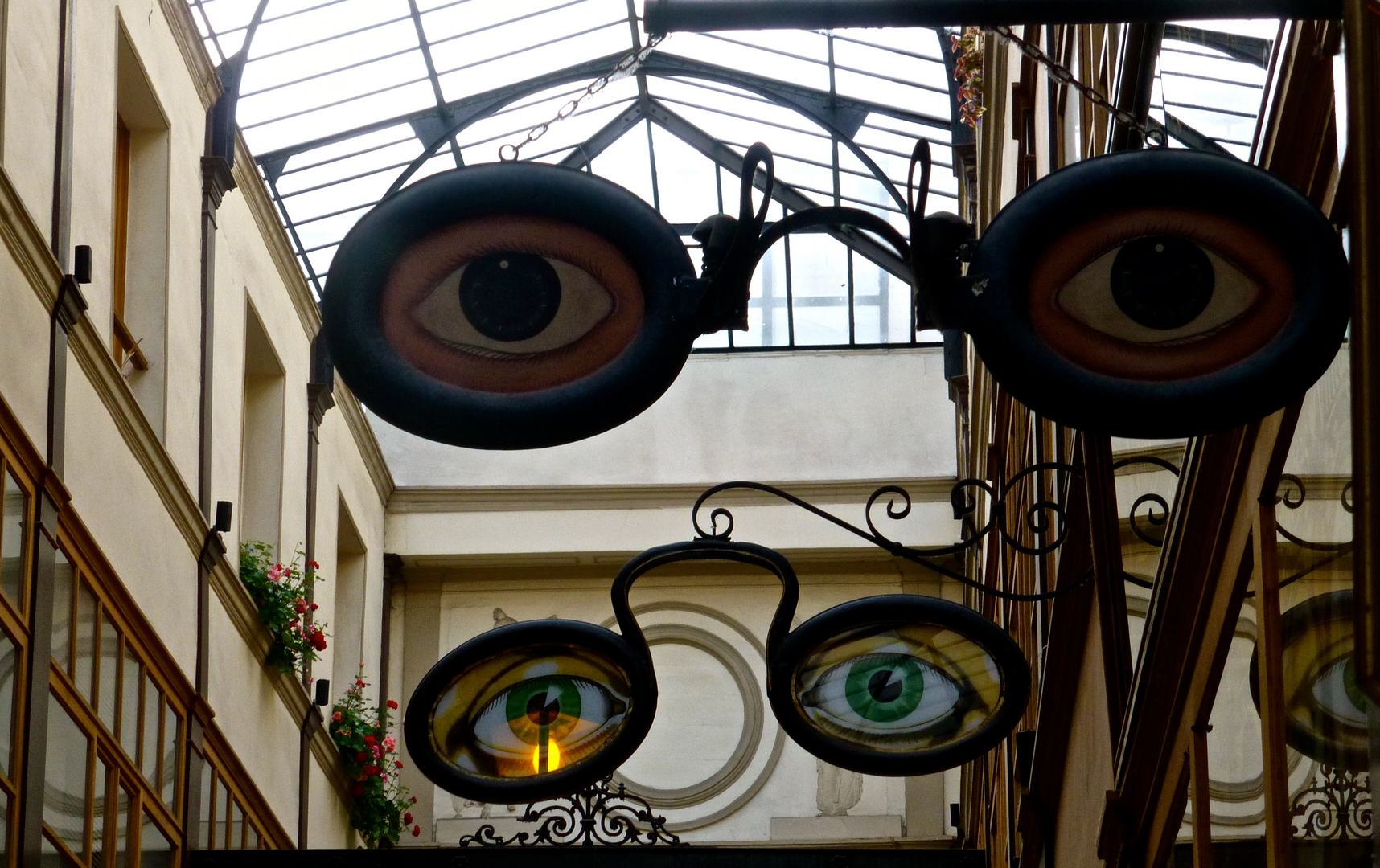 Augen in der Großstadt