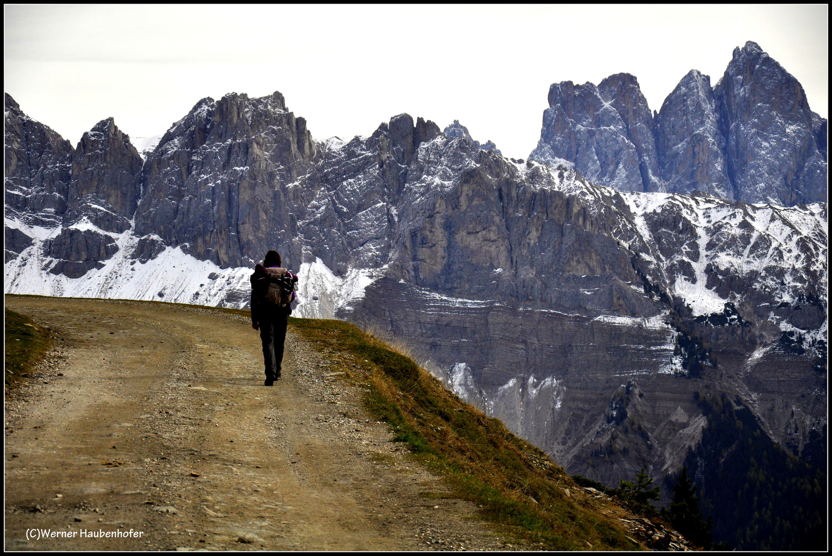 Augenblick einer Wanderung