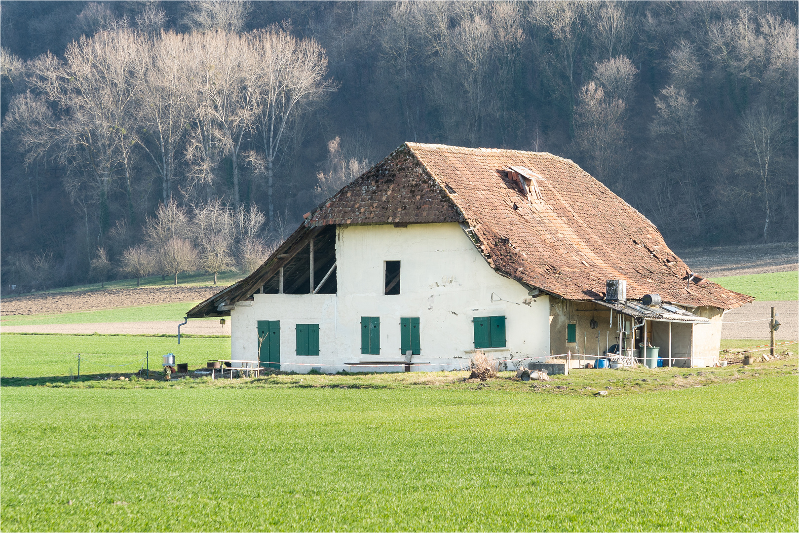 Augenfällig baufällig