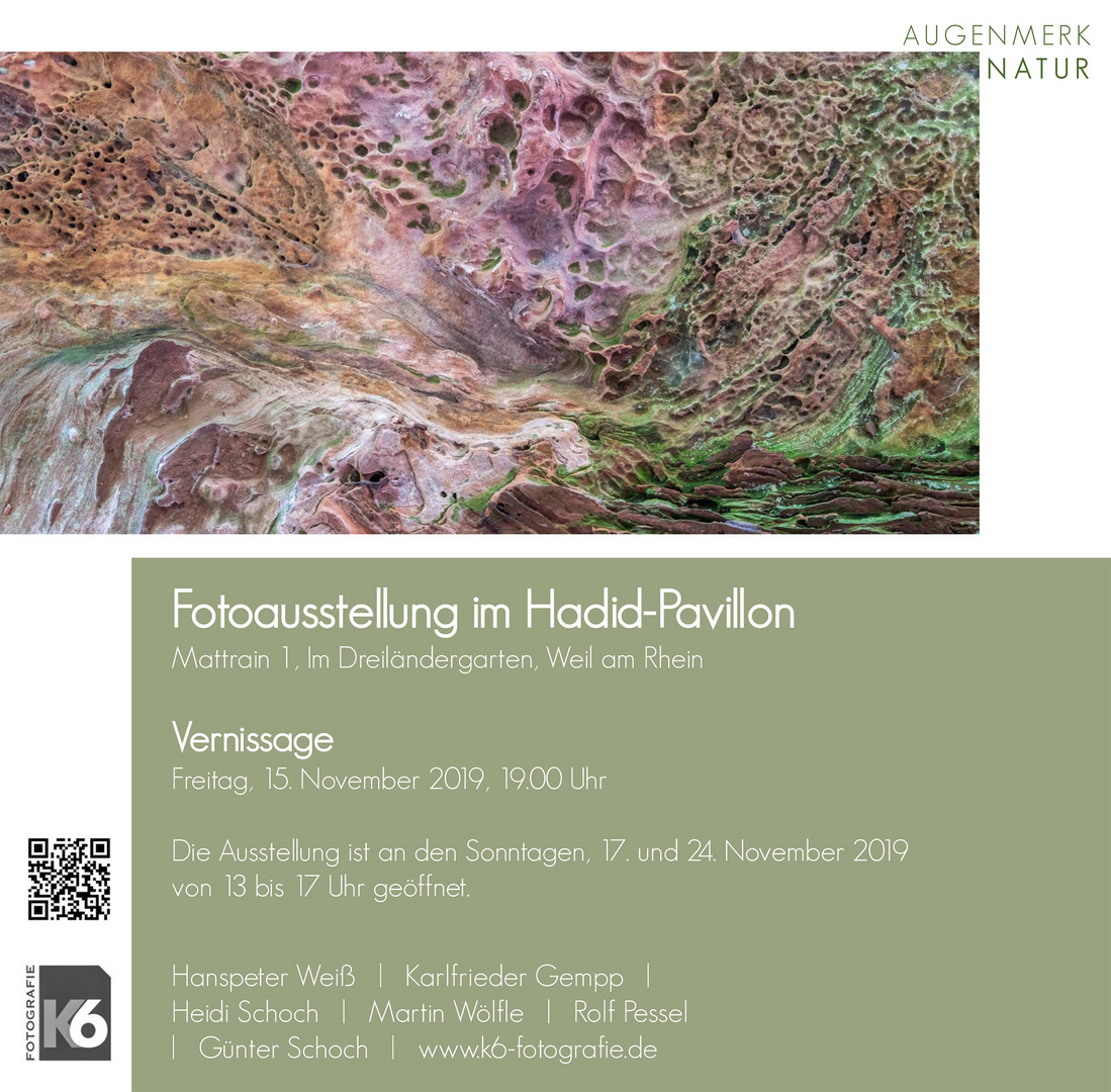 Augenmerk Natur - Einladung zur Ausstellung