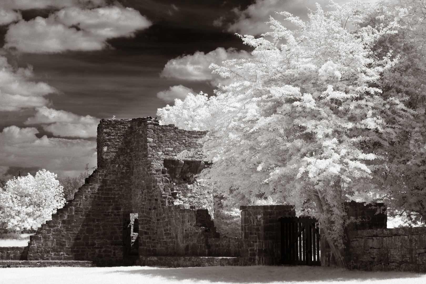 Aughnanure Castle Backyard