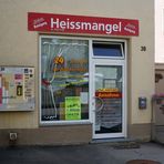 Augsburg: die Mangelstube in der Körnerstraße in Pfersee-Süd
