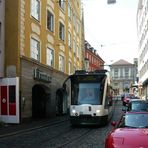 Augsburg: Die Straßenbahnlinie 1 am Perlachberg