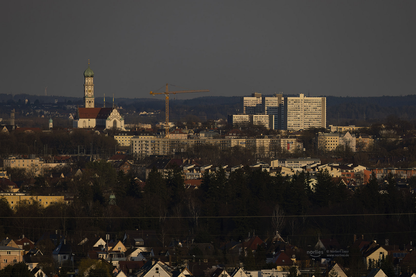 Augsburg im Abendlicht