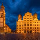 Augsburg zur blauen Stunde