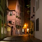 Augsburger Altstadt bei Nacht