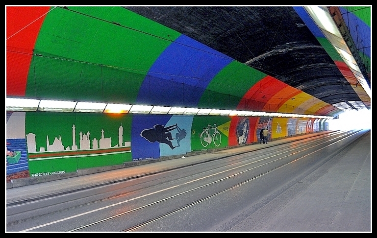 Augsburger Kunsttunnel "Pferseer Unterführung"
