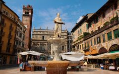 AUGURI DI BUON 2011 DA VERONA. PIAZZA DELLE ERBE.