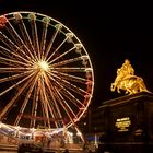 August der Starke bestaunt das Riesenrad