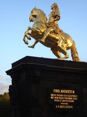 August der Starke "Der Goldene Reiter" in Dresden