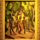 August Macke (1887 - 1914): Promenade in Braun und Gelb, 1913