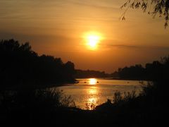 August sunset or fishing time