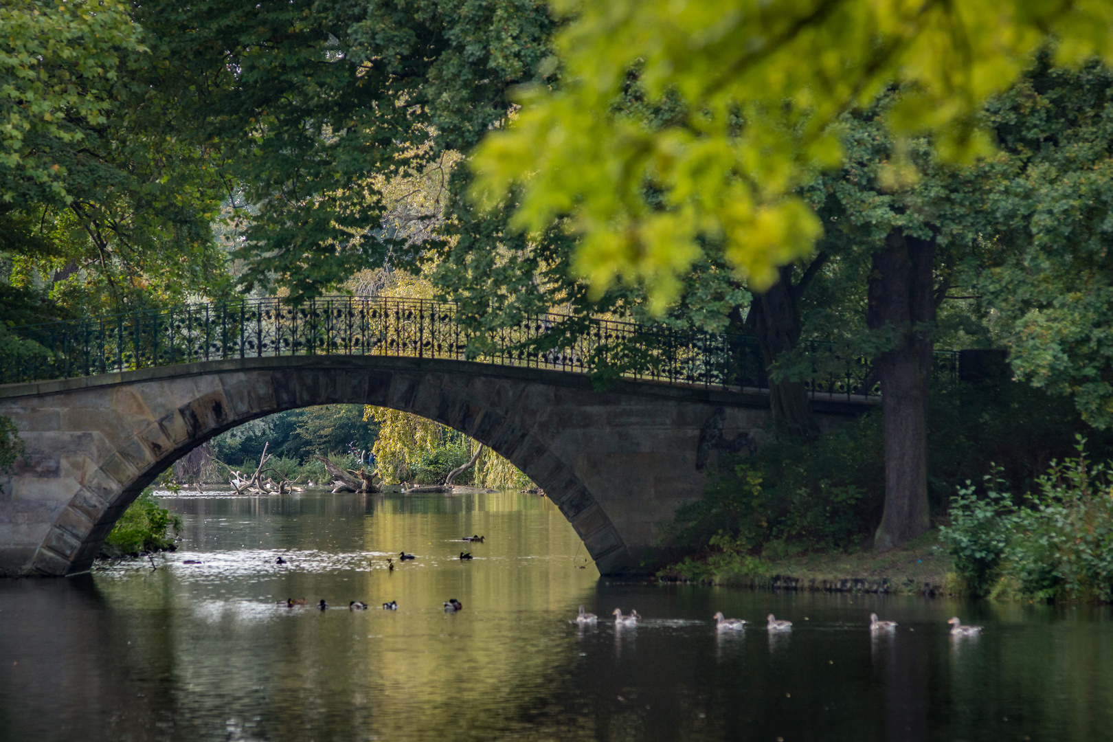 Augustenbrücke im Georgengarten - Hannover