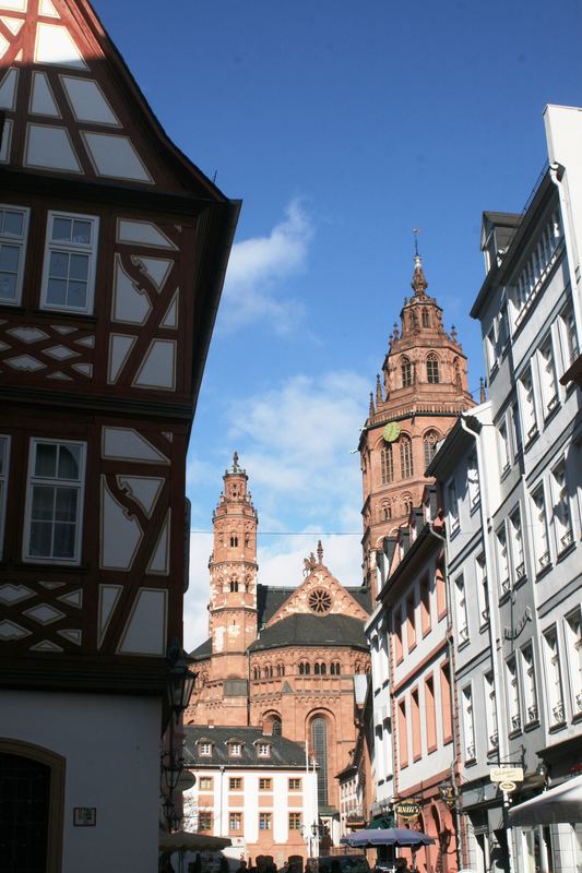 Augustinergasse in der Mainzer Altstadt