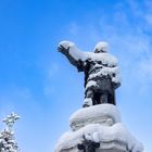 Augustus mit Schnee