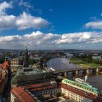 Augustusbrücke, Dresden ... Elbe Richtung Hamburg