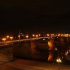 Augustusbrücke Dresden zur Nacht