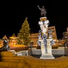 Augustusbrunnen am Christkindlesmarkt