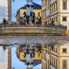 Augustusbrunnen Spiegelung