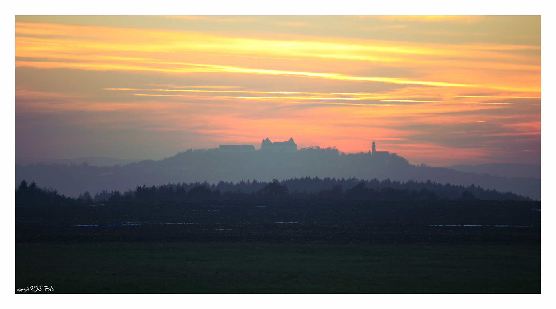 Augustusburg an einem Novemberabend