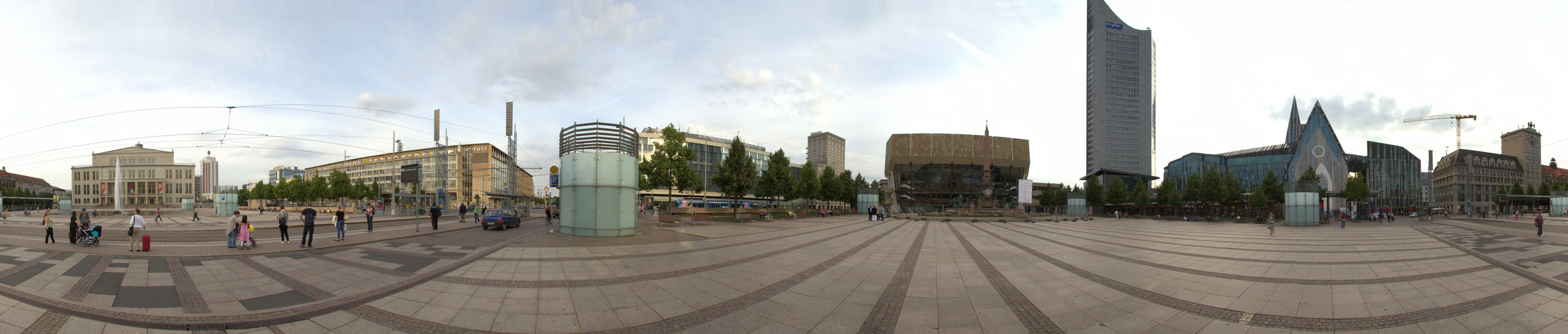 Augustusplatz Leipzig Panorama