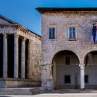 Augustustempel, Rathaus in Pula