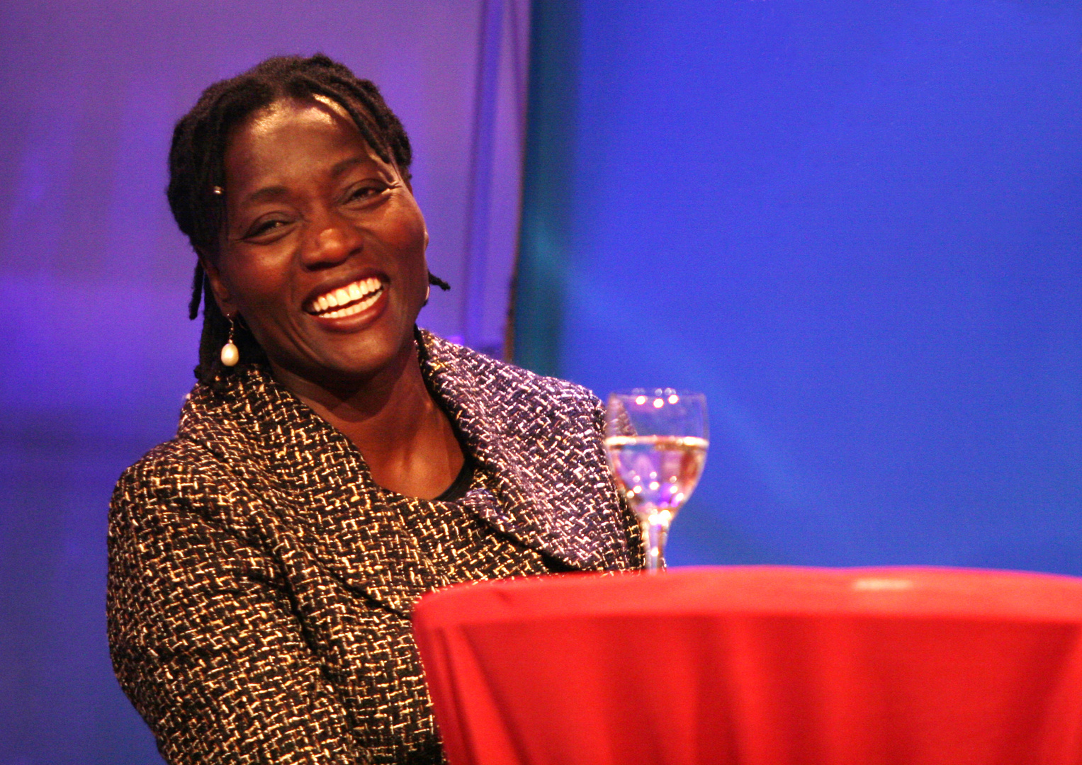 Auma Obama aus Nairobi (Schwester von Barack Obama)