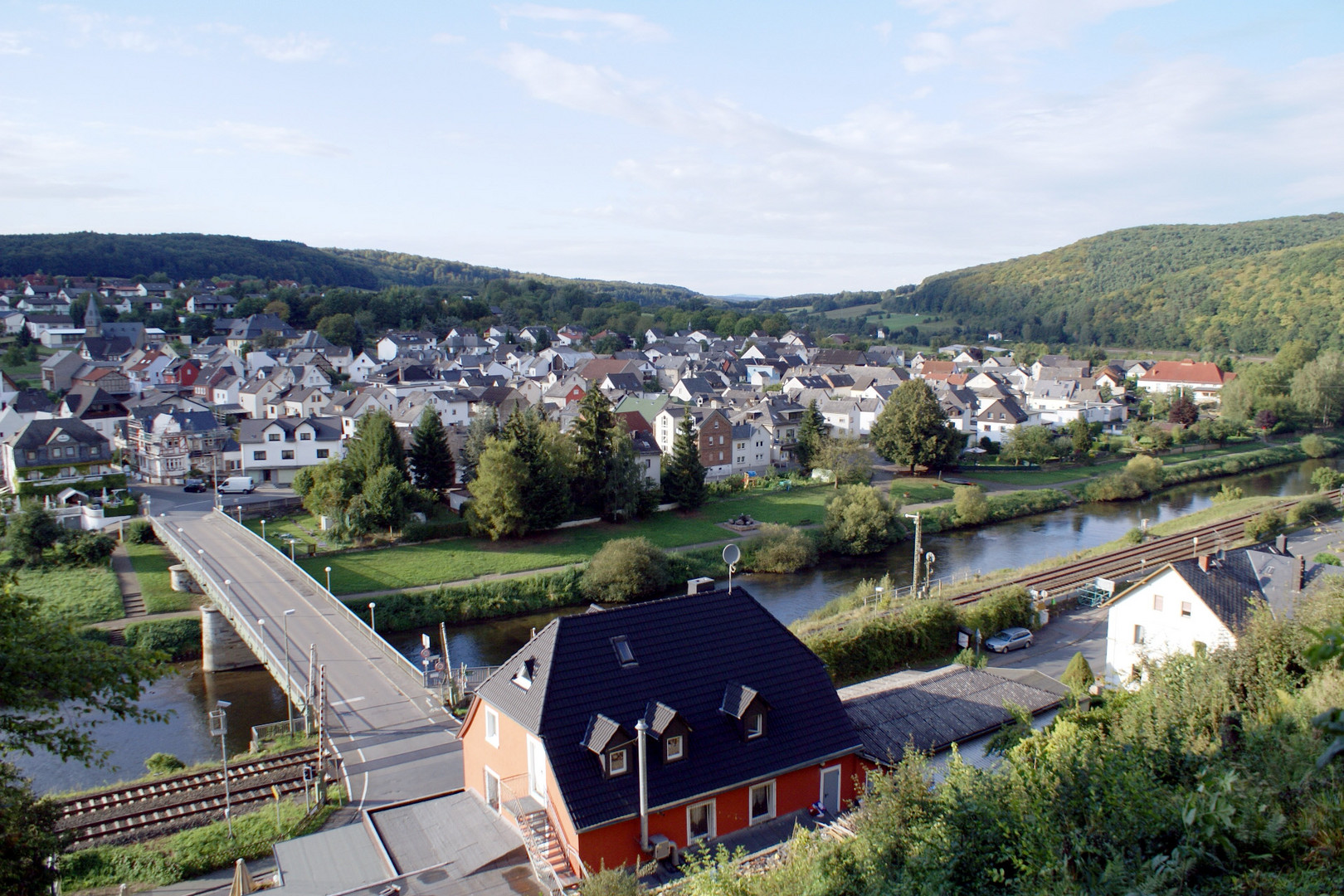 Aumenau an der Lahn auf der Westerwaldseite