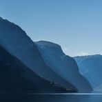 Aurlandsfjord am Morgen