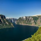 Aurlansfjord-Stegastein, Norwegen, im Sommer 2018