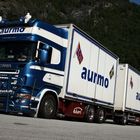 Aurmo Scania R 580 TL Kofferhängerzug 3a-3a