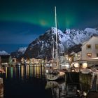 aurora boreale alle isole lofoten