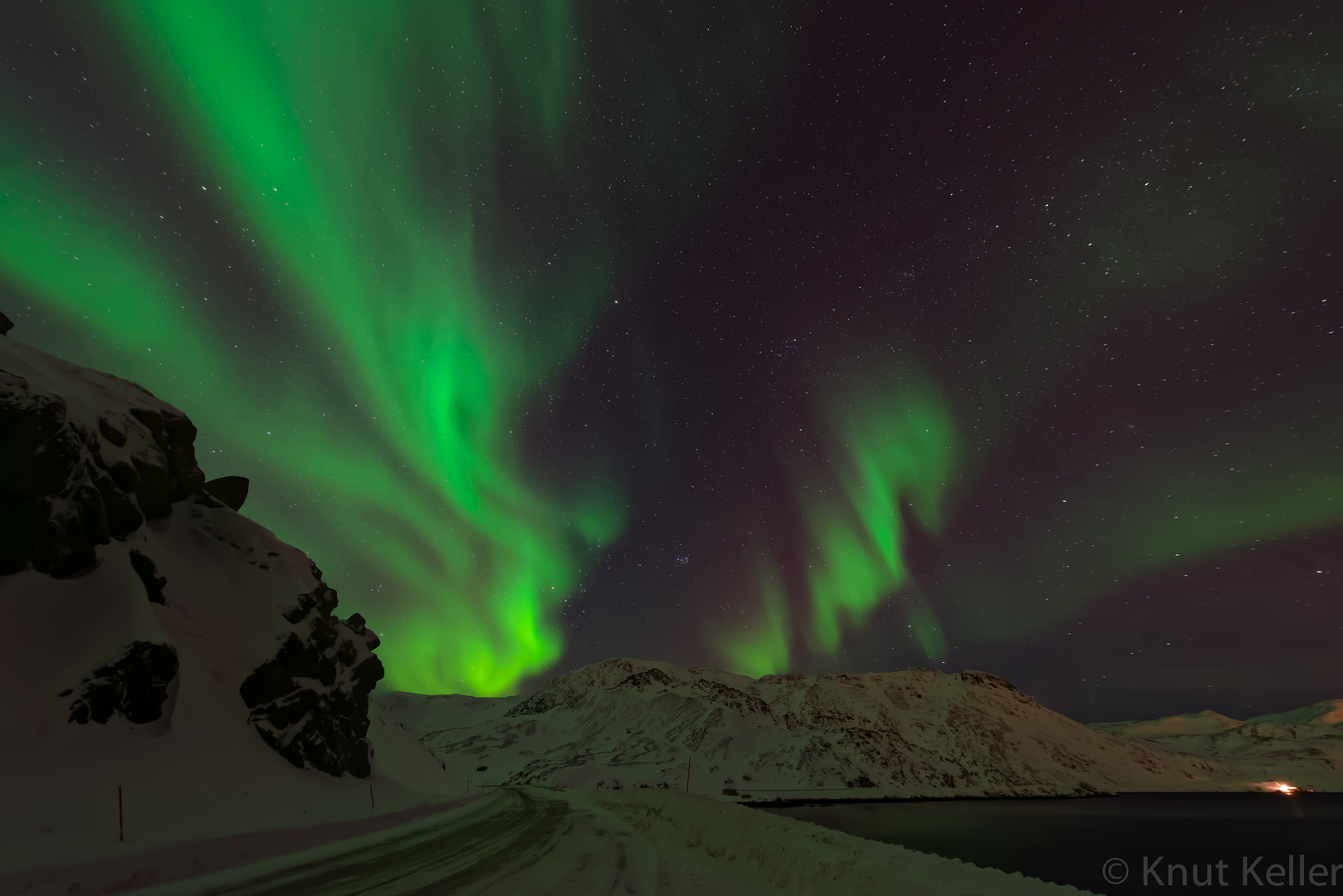 Aurora Borealis am Nordkap