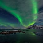 aurora borealis and clouds 