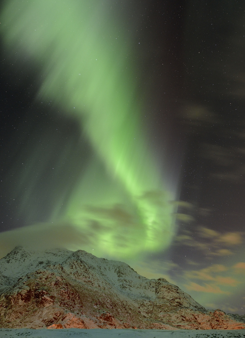 Aurora Borealis auf den Lofoten