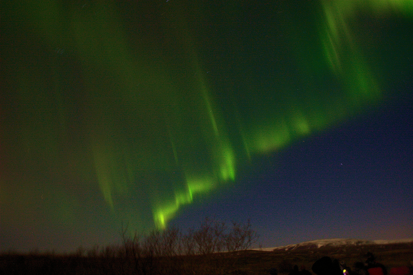 Aurora borealis auf Island