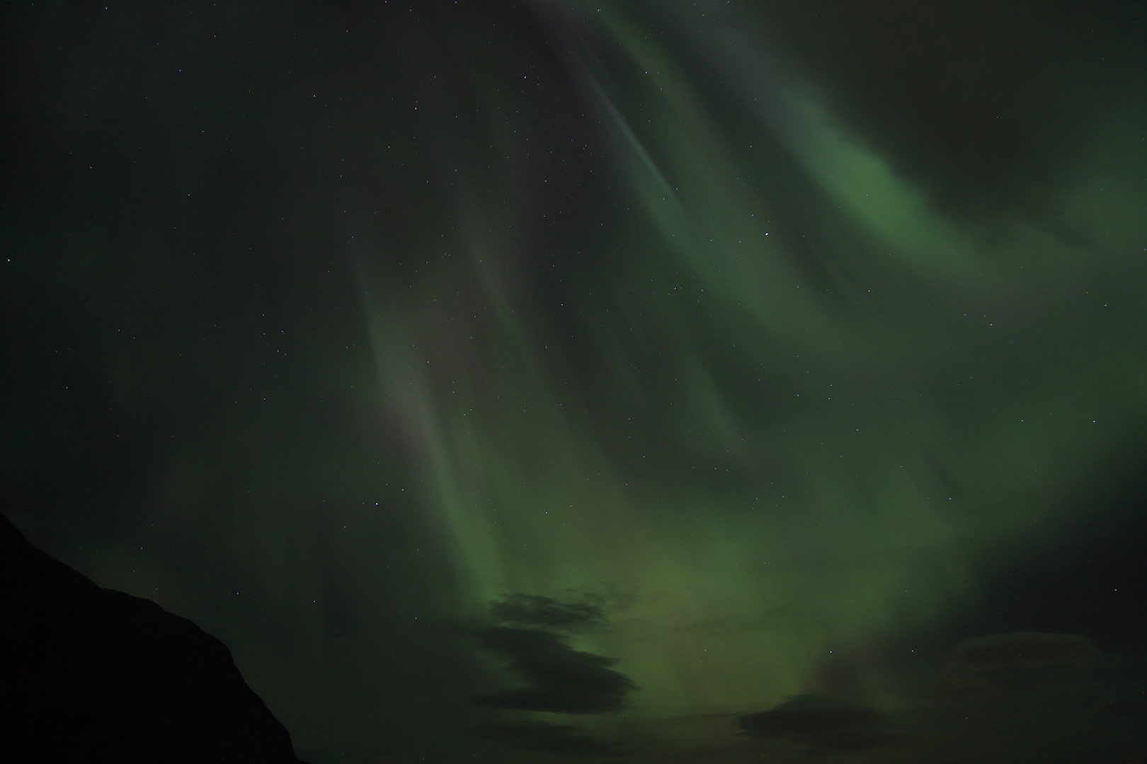 Aurora borealis bei Andalsnes III