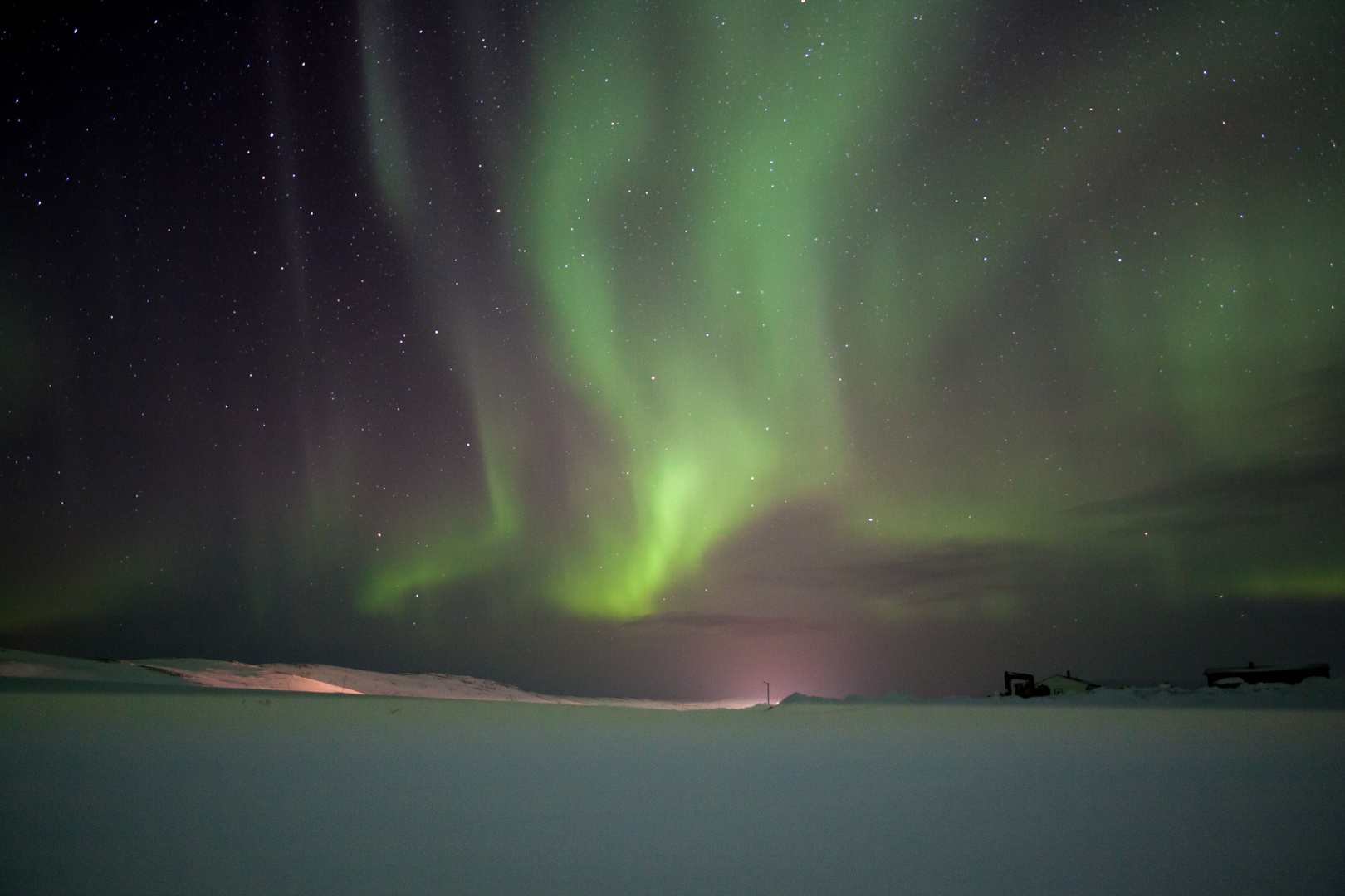 aurora borealis bei Mehamm