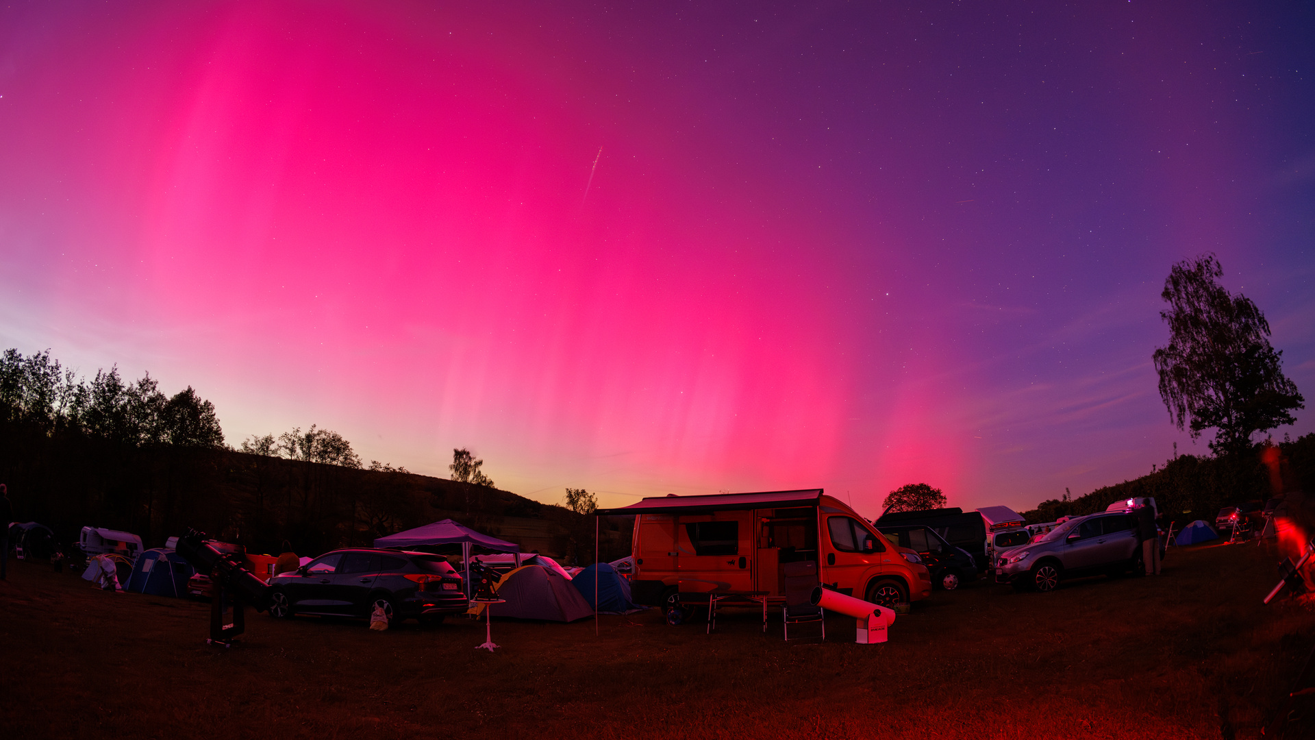 Aurora borealis beim ITV 2024 in Gedern