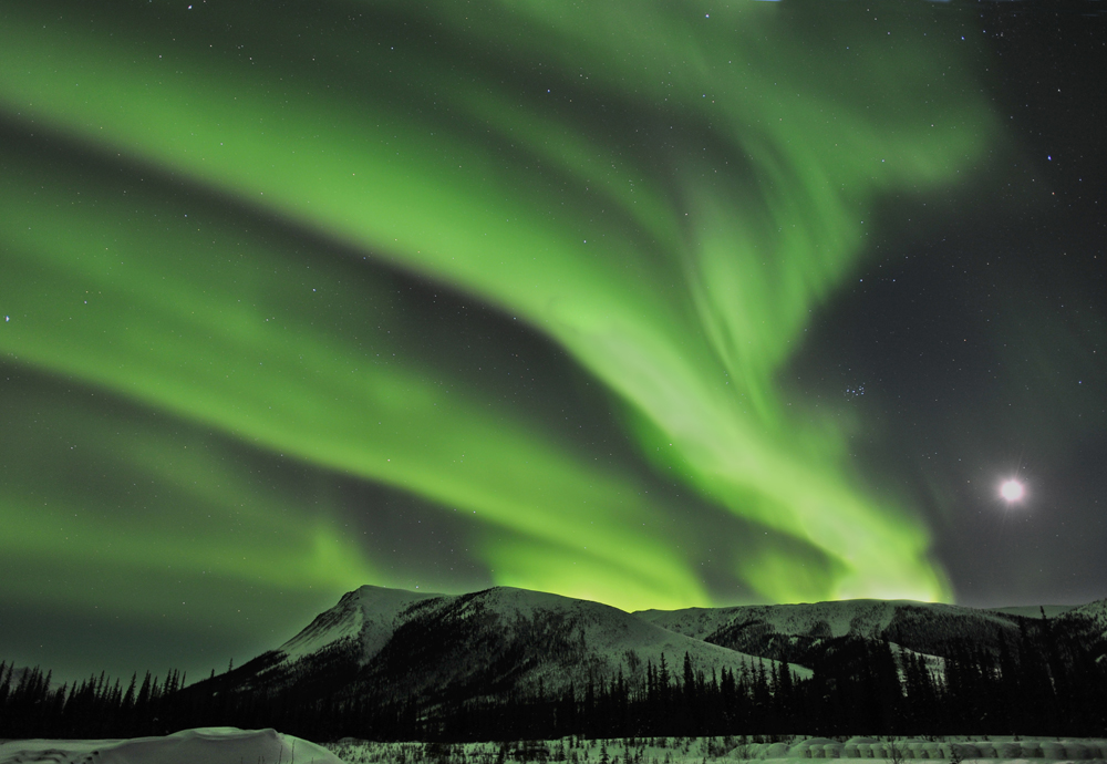 Aurora Borealis im Norden Alaskas