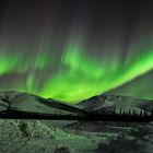 Aurora borealis im Polargebiet