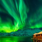 Aurora Borealis in Burfjord / Norwegen