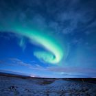 Aurora borealis in Island